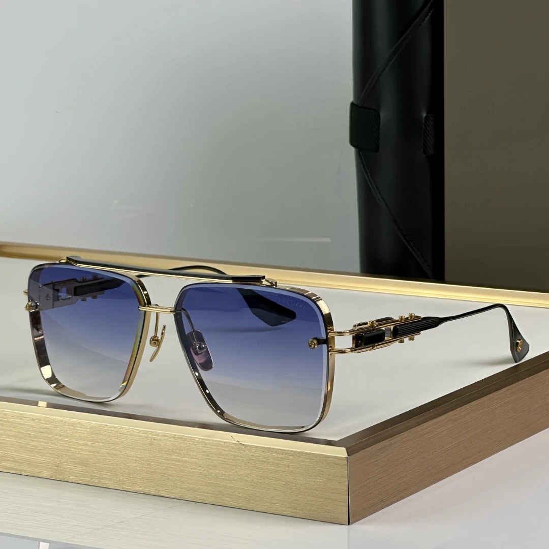 

Top High Quality Sunglasses for Men Titanium ADITA REDAKE DT280 Size 62-12 Style Fashion Design Sunglasses for Womens with box