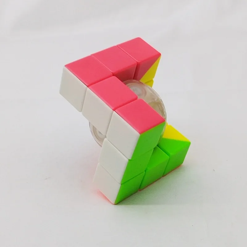 مكعب هندسي "Z" على شكل مكعب إبداعي Z متعة مكعب سحري غير منتظم التعليم المبكر والذكاء ألعاب ألغاز تململ للأطفال