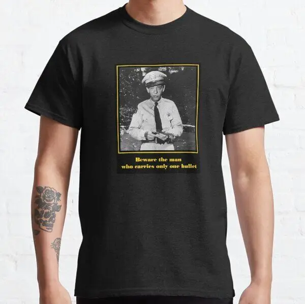 NWT Barney Fife for President Of Autograph Good Humor Funny T-Shirt Men Unisex