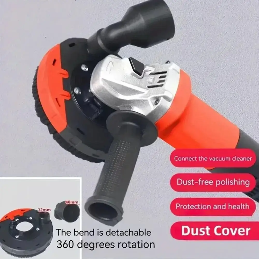 Dust Protection Angle Grinder Dust Cover Detachable Universal Angle Grinder Shroud Multi-functional Dust Collection Cover