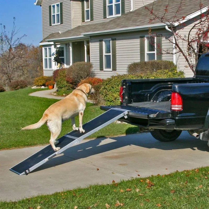 DR-08XW Lightweight Extra Wide Folding Aluminum Pet Ramp US(Origin)