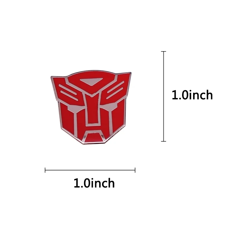 Trans-formers Autobot-Logo Mecha Robot spilla smaltata spilla per vestiti spille su zaino valigetta distintivo decorazione gioielli