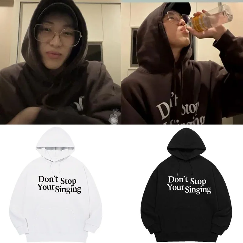 

GOT7 Combination BamBam Letter Print Hoodie Street Sle Men Women Loose Fit Spring Trendy Sweatirt Casual Outerwear
