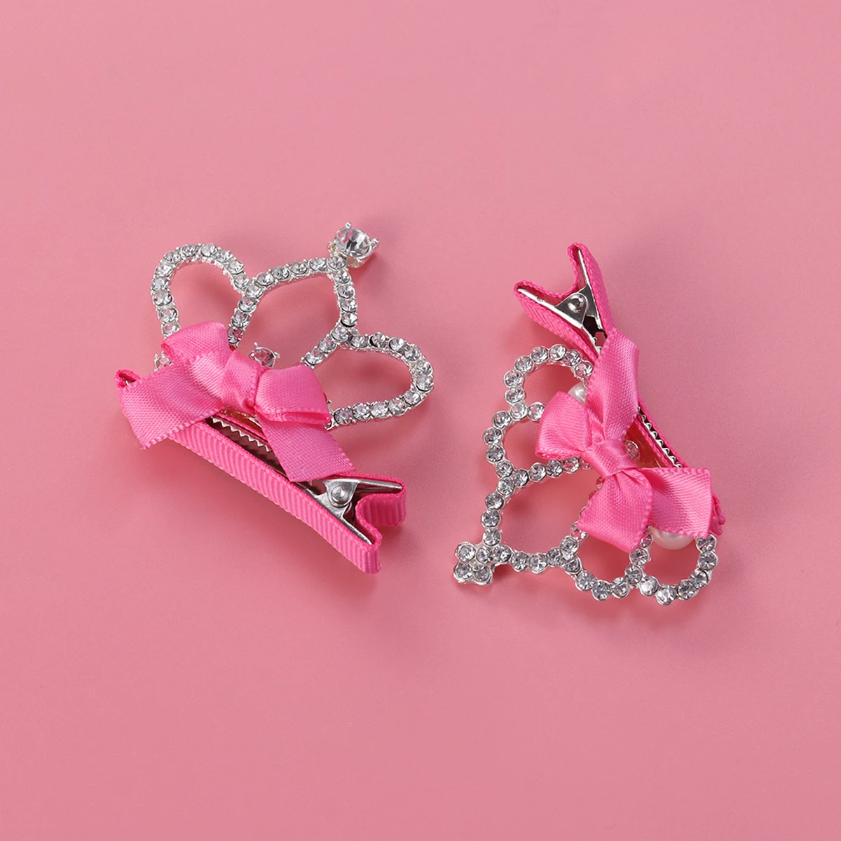 

8pcs 'S Crown Barrette Crystal Hair Clips Gift For Women Fashion Rhinestone Hairpin Womne Elegant Party Wedding Daily