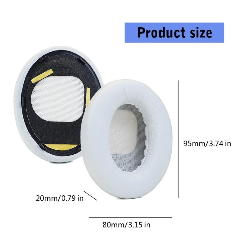 Almohadillas protectoras piel oveja para auriculares que aseguran ajuste almohadilla