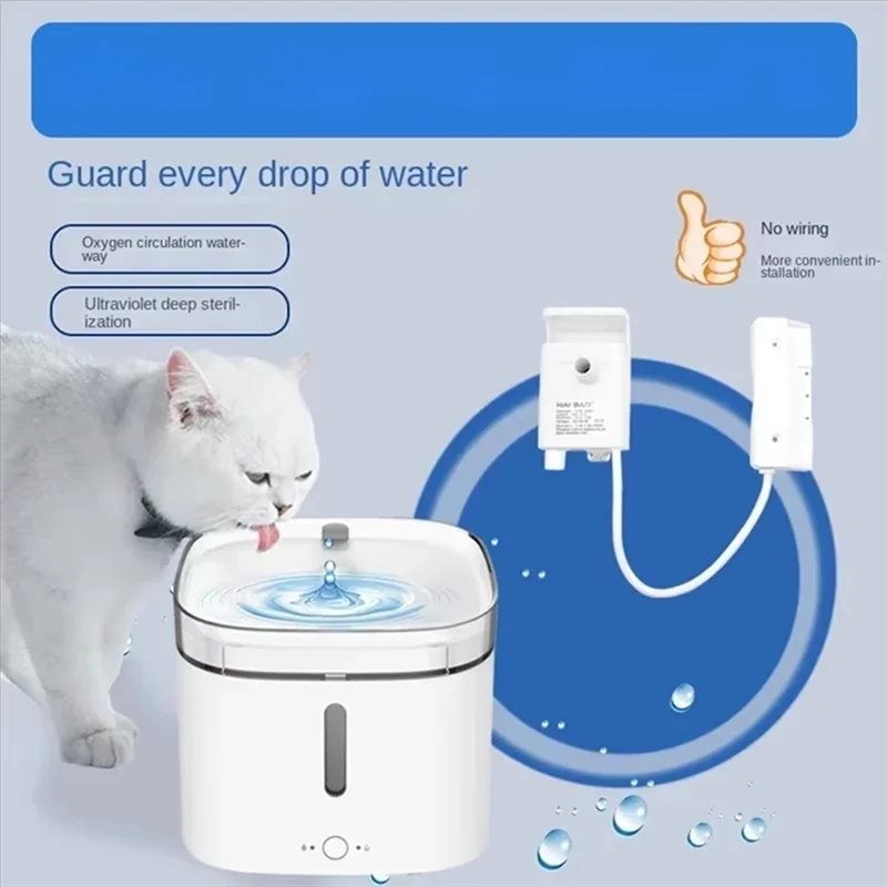A01V-Pet Distributore di Acqua Pompa Acqua Per Xiaomi Norma Mijia Pet Alimentatore Acqua Sostituzione Motore Telaio Filtro In Cotone E Spazzola