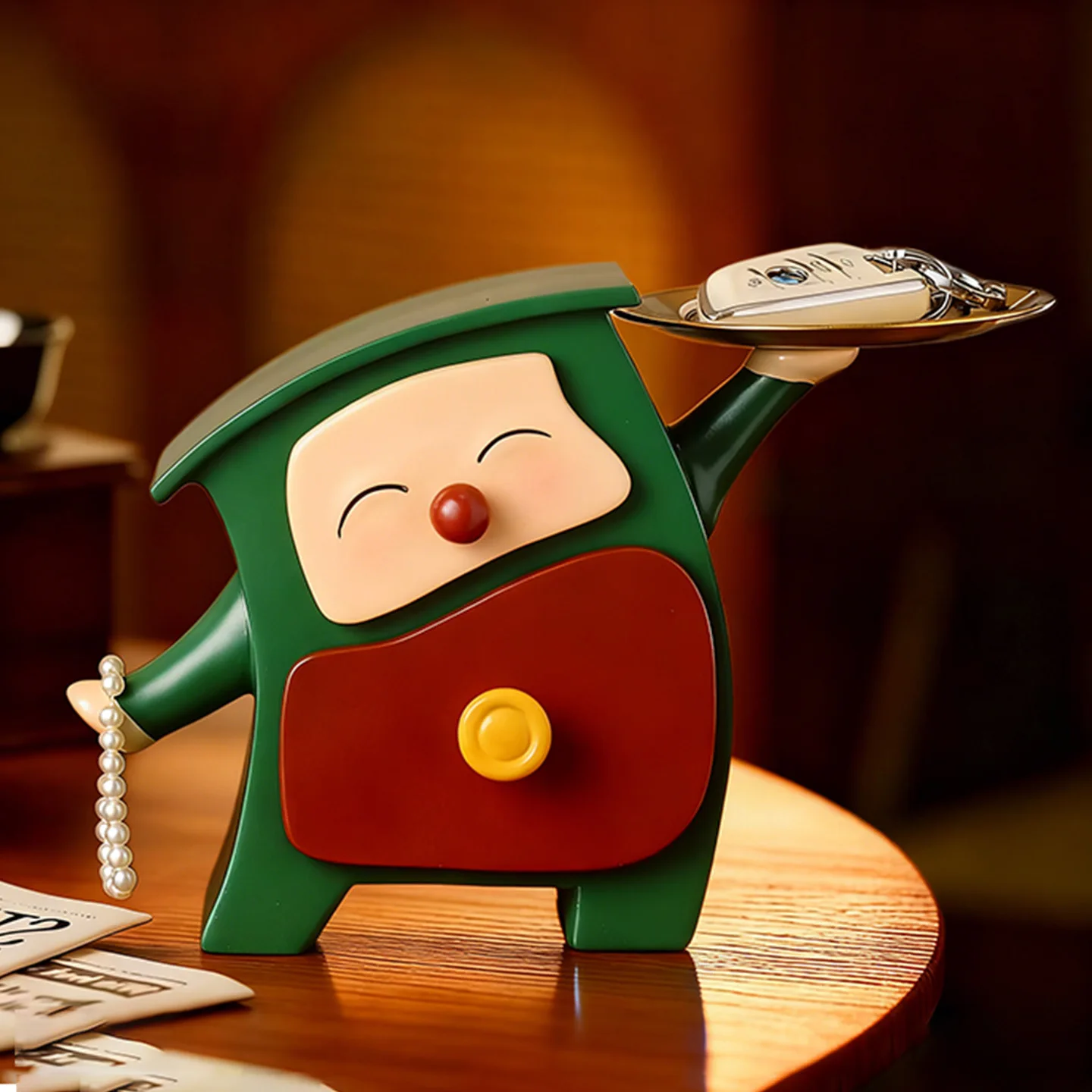 

Resin Storage Tray Key Holder for Entryway Living Room Bedroom Dresser Decor Home Decoration Accessories Desktop Organizer