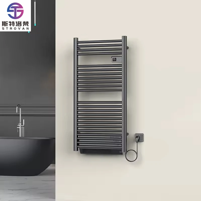 

Wall Mounted Heated Towel Rail Electric Towel Warmer Rack for Bathroom Radiator with High Efficiency Heating