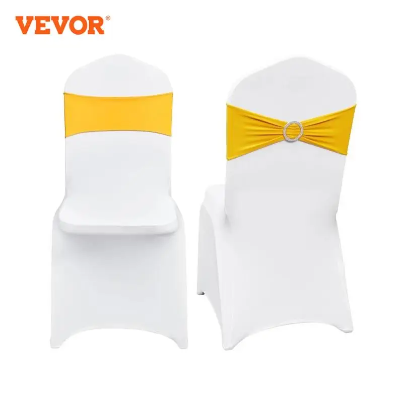 VEVOR Stretch Spandex Folding Chair Covers Removable Washable Protective Slipcovers for Wedding Holiday Banquet Party Dining