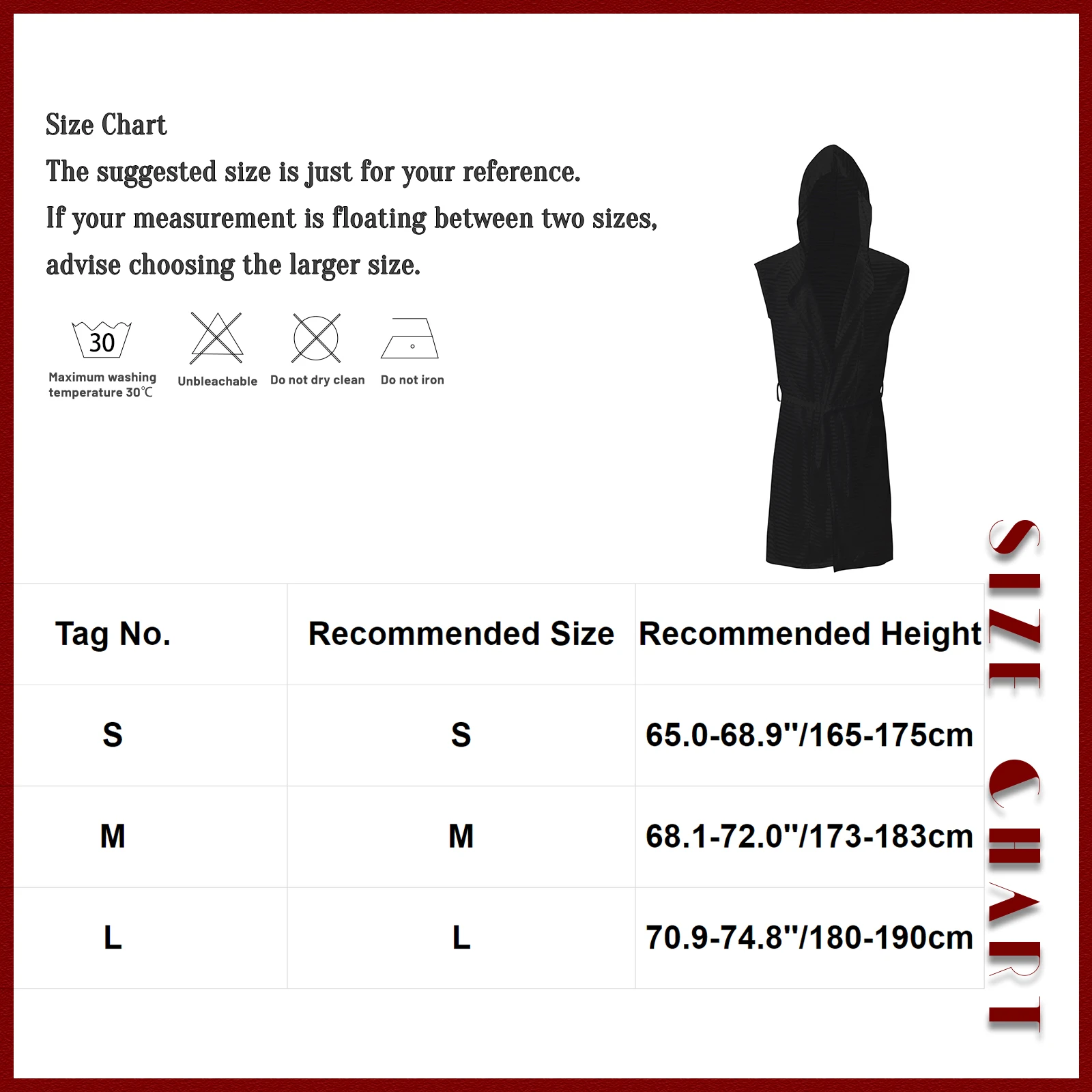 2023 Mens See-Through Striped Hooded Robe with Belt Solid Color Sleeveless Open Front Loose Loungewear for Swimming Pool Bedroom