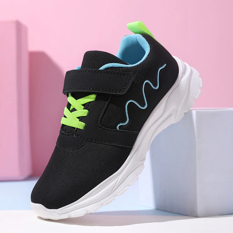 

Kids Casual Boys Shoes Soft Sole Kids Shoes Non-slip Sneakers Shoes Outdoor Student's Children Pink Girls Sport Walking Footwear