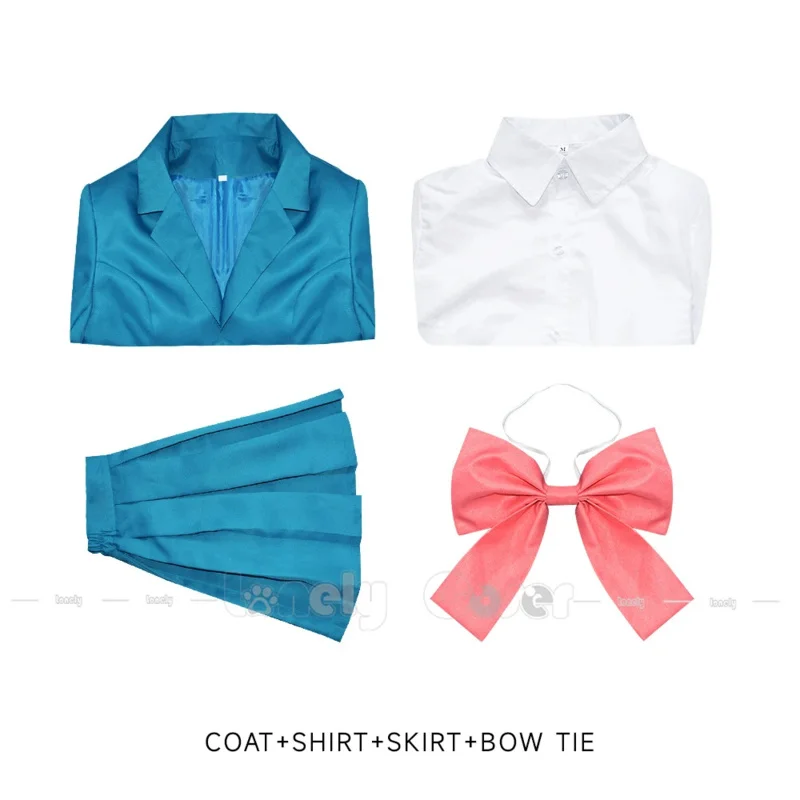 أزياء CyAnime Kimi ni Todoke الموسم 3 من Me to You أزياء ساواكو كورونوما الزرقاء بدلة فتاة المدرسة Unifrom #6