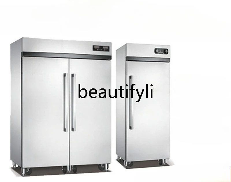 

Commercial, cart type, hot air circulation high temperature tableware single and double door cabinet