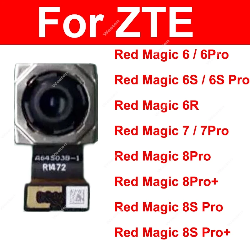 

Для ZTE nubia Red Magic RedMagic 6 6S 6R 7 7S 8 8S Pro+ Plus Задняя основная камера Задняя основная камера Гибкий кабель Запчасти