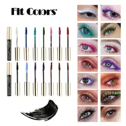 1/3/4/5/6/7pcs Colorful Mascara Waterproof Eyelash Cream Eyelash Thick Lengthening Curling Long Lasting Natural Mascara Makeup