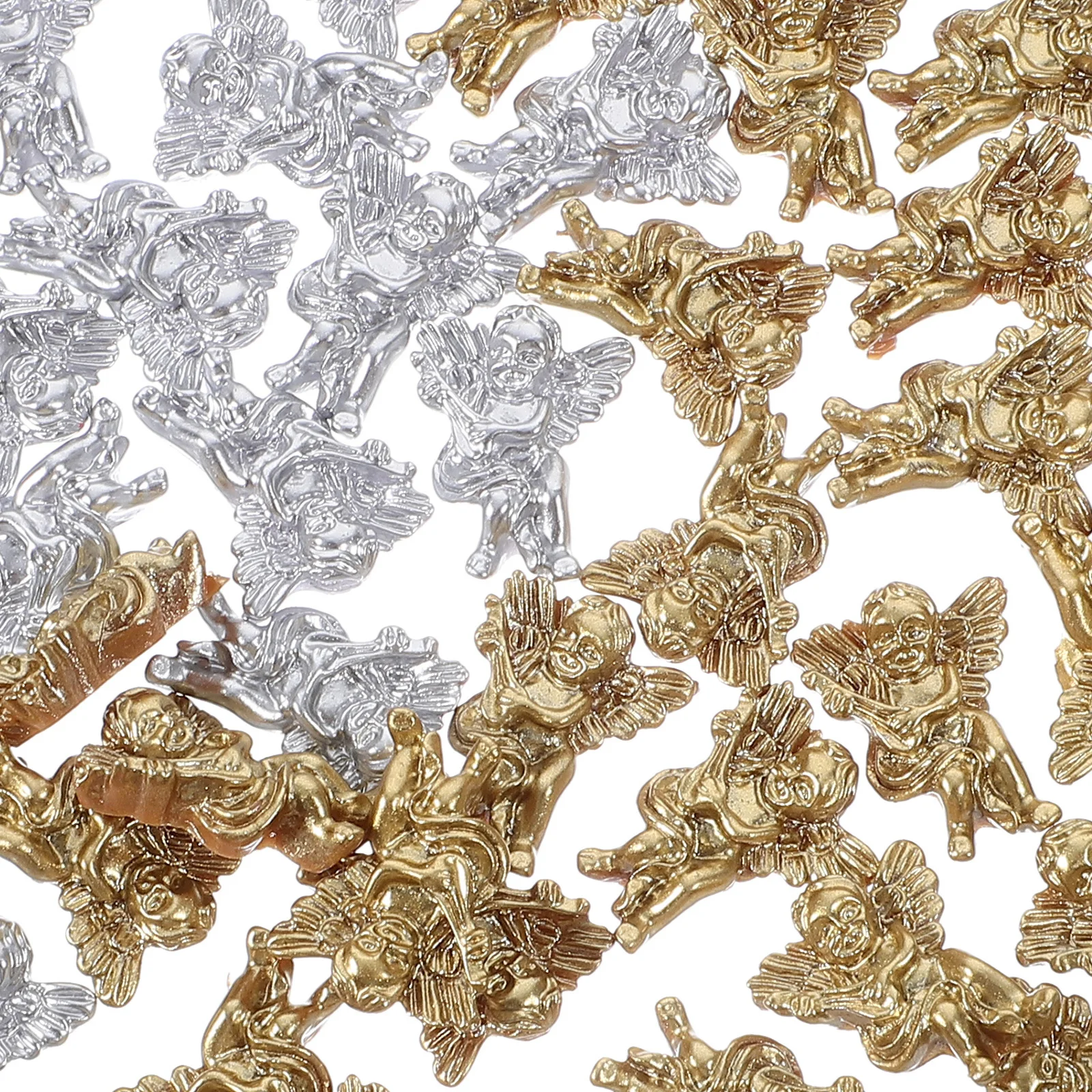 

80Pcs Angel Nail Charms Chic Resin Decorations for Manicure Nail Art DIY Supplies Women Accessories Manicure Charms