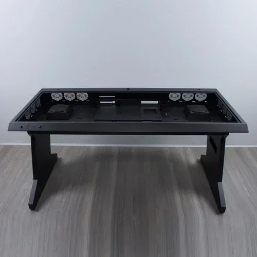 Computer Case Integrated High-End Cool Special-Shaped Game Tables Built-in Fully Transparent Large Case Computer Desk