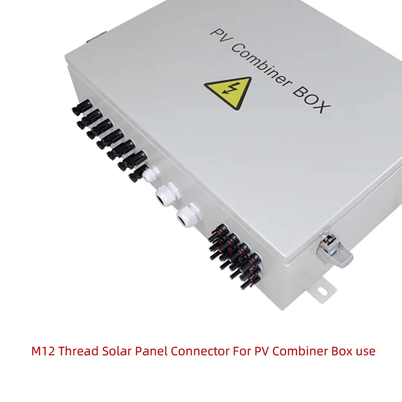 1/3/5/10 Pairs/Lot Solar Panel Mount Connector M12 Thread Solar Male Female Connectors for Inverter DC Combiner Box Installation