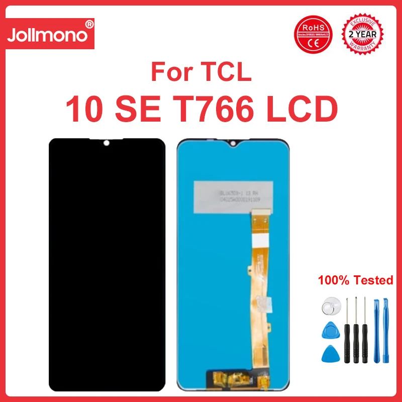 

For TCL 10 SE LCD T766H 10 5G LCD T790Y T790H Display Touch Screen Digitizer For TCL 10L T770H 10 Pro T799H LCD 10 Plus T782H