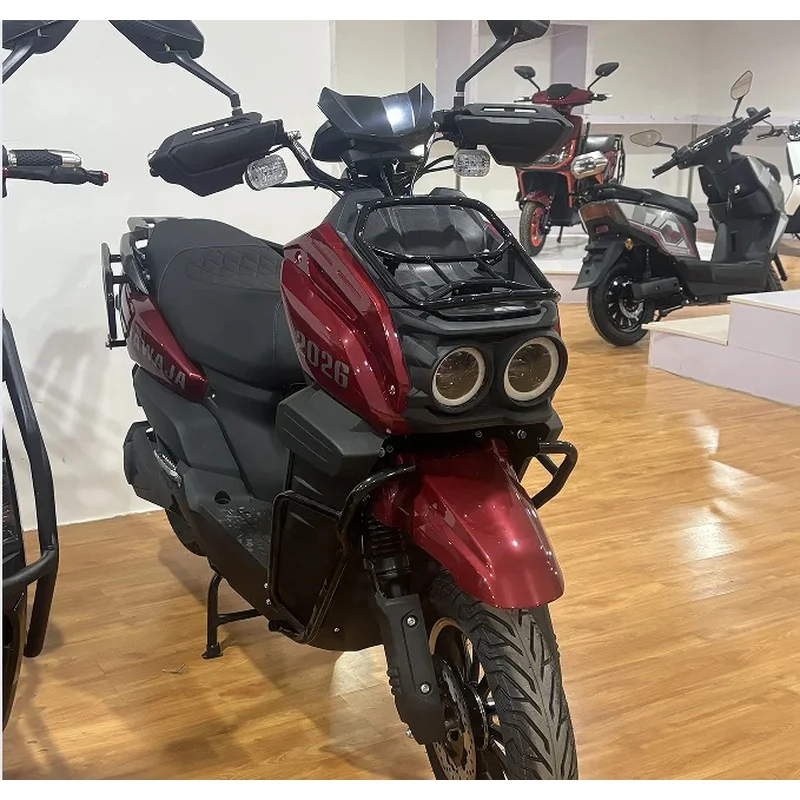 Factory Sales Passengers Motorcycle 2000W Strong Climbing Ability 75km/h Off-Road Motorcycle Food Delivery Vehicle