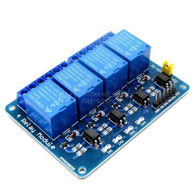 1PCS 5v 4 channel relay module with optocoupler Relay Output 4 way relay module for arduino Relays