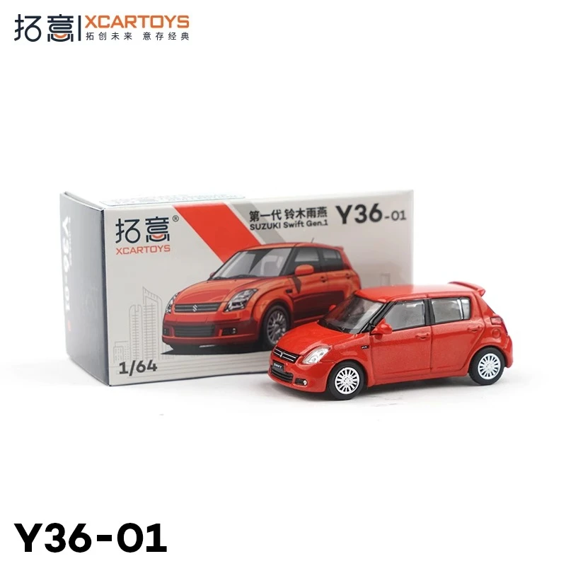

XCARTOYS 1:64 First Generation Orange Red Alloy Car Static Model Vehicles Adult Collectibles Teenage Toys Kids Birthday Gifts