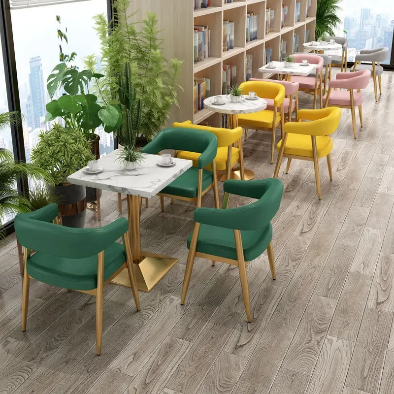 Simple cafe, milk tea shop, restaurant table and chair, tea house, card seat sofa to negotiate leisure tables and chairs, cateri