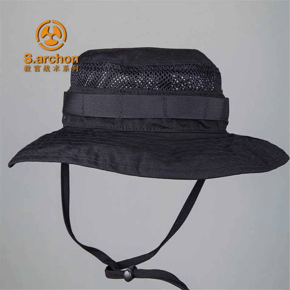 Summer Outdoor Mesh Breathable Waterproof Camouflage Hat Men\'s Sunshade Sunscreen Fishing Cap Army Fan Tactical Military Cap