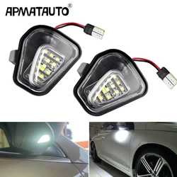 2xCanbus LED Side Mirror Puddle Lights For Volkswagen VW Passat B7 EOS CC Scirocco Jetta Welcome Lamp Mirror Light For Passat CC