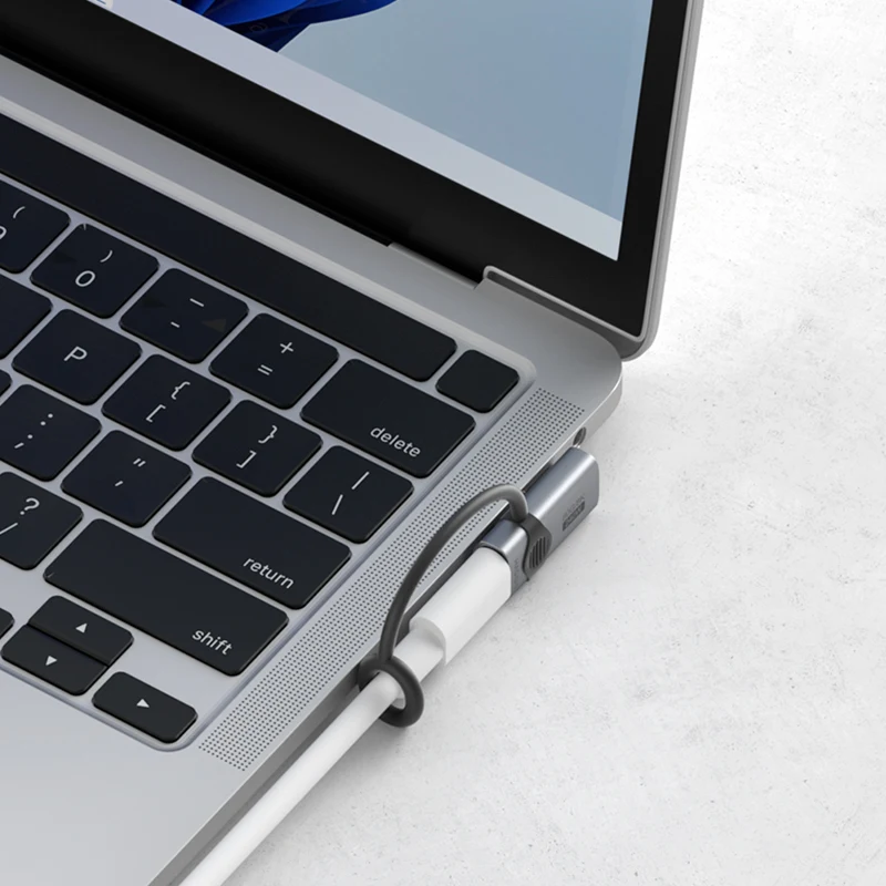 محول Hagibis 240 وات USB C إلى C مع محول حبل 80 جيجابت في الثانية 90 درجة 8K محول فيديو USB4 لجهاز MacBook iPhone 17 Pro Tablet