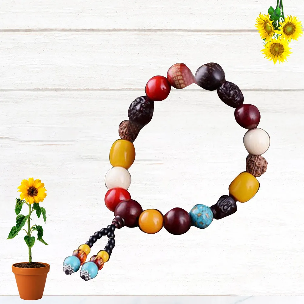 Car Hanging Pendant Buddha Beads Safeness Blessing Hanging Gear Decoration Car Accessories Car's Gear Pendant