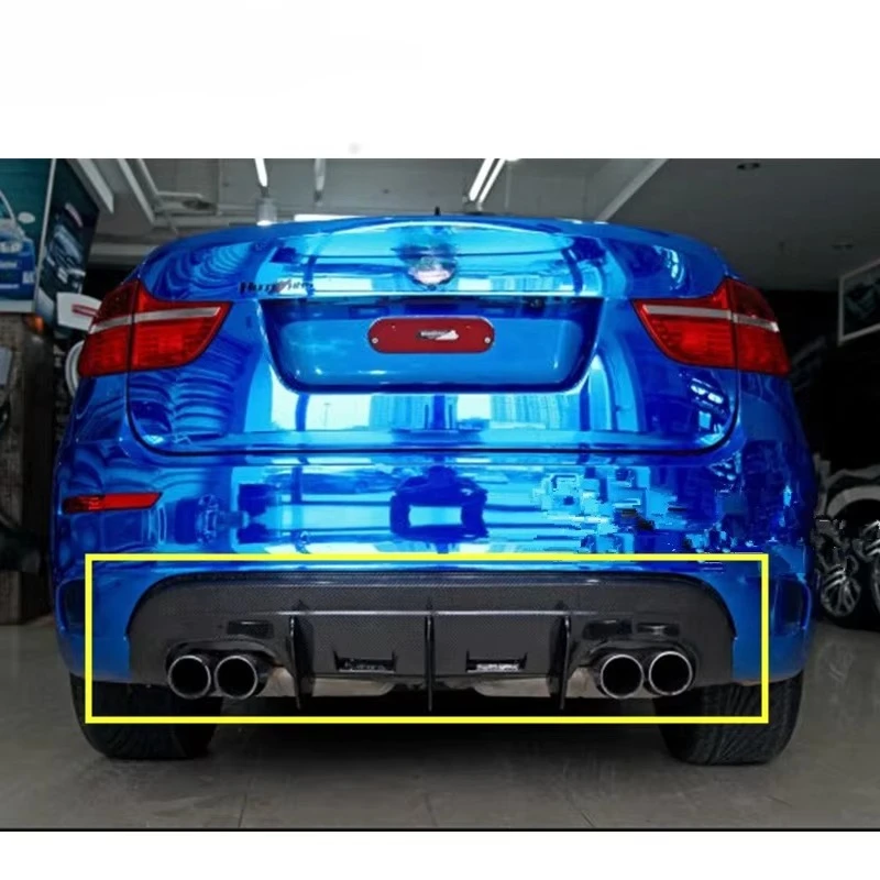 

X6M E71 Arkym Style Real Carbon Fiber Rear Diffuser Rear Bumper with Perfect Fitment