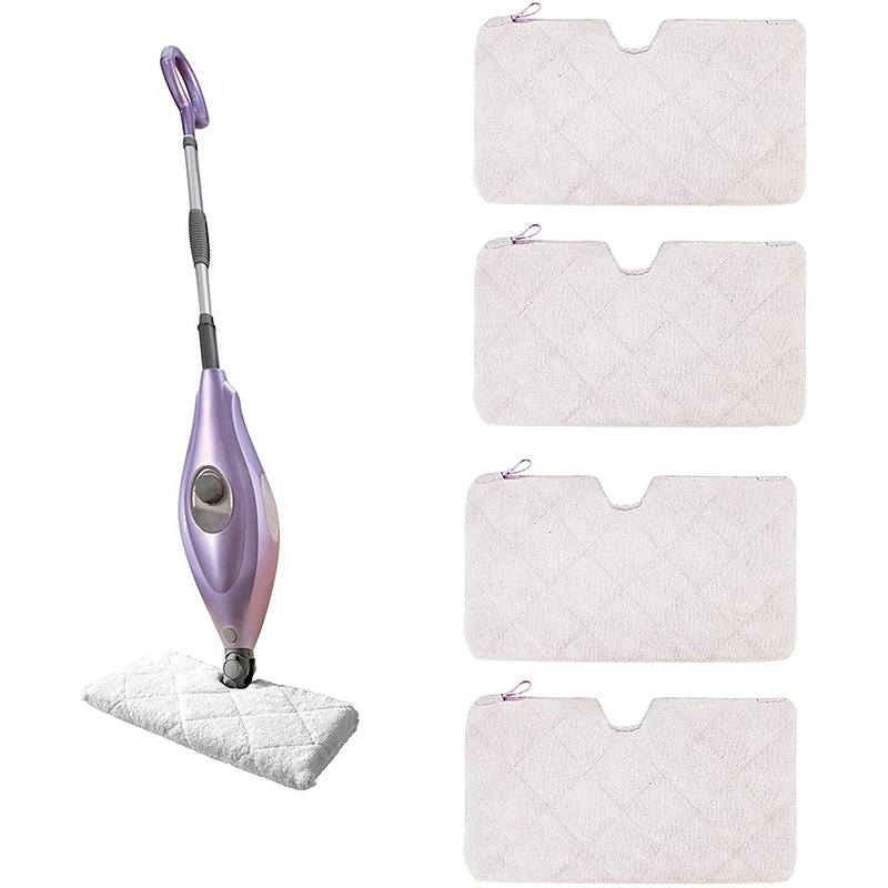 4er-Pack waschbares Steam Mop Pad für Shark S3550/S3901/S3601/S3501, Ersatz-Faser-Mop-Pad