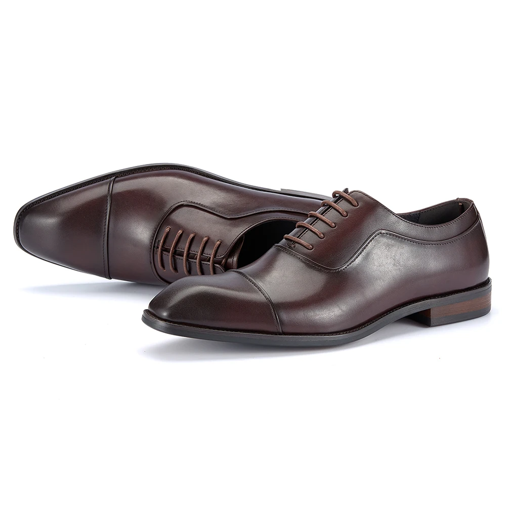 

Мужские классические оксфорды из натуральной кожи для деловых встреч, свадеб и торжеств