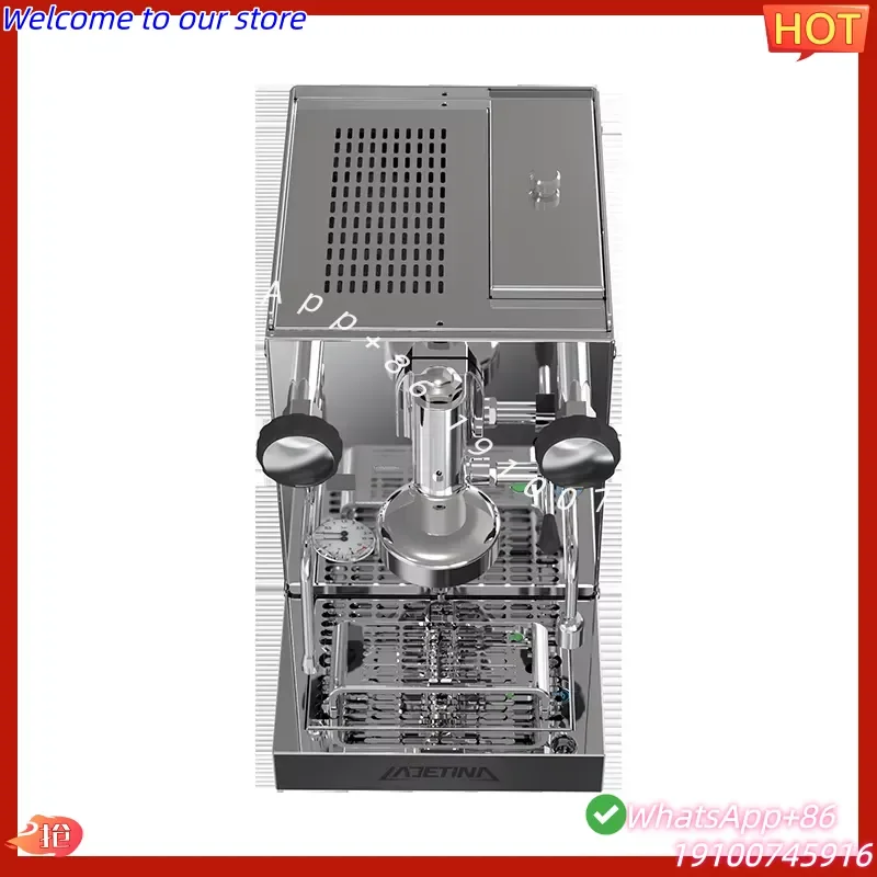 2026Hot Italian Semi-Automatic Espresso Machine Professional E61 Manual Lever Brew Group System 3.5L Big Boiler Electric