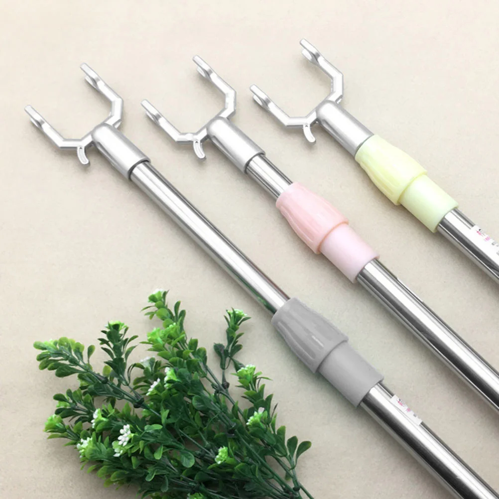 

12Pcs Clothes Pole Fork Replacement Heads Aluminum Alloy Clothes Drying Pole Accessories Home Supplies