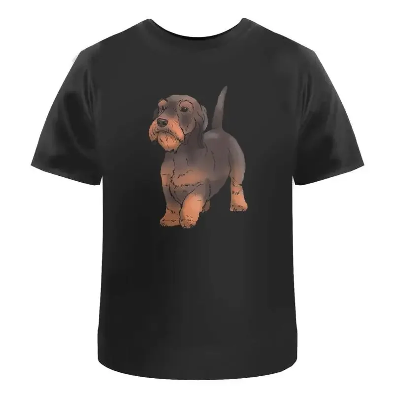 Wire Haired Dachshund' T Shirt 100 Cotton S Xxl Ta038059