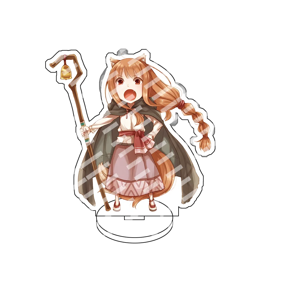 New Anime Spice and Wolf Acrylic Stand Figure Doll  Stand Model 10cm Pendant for Figures Toy Lovers Gift 10cm