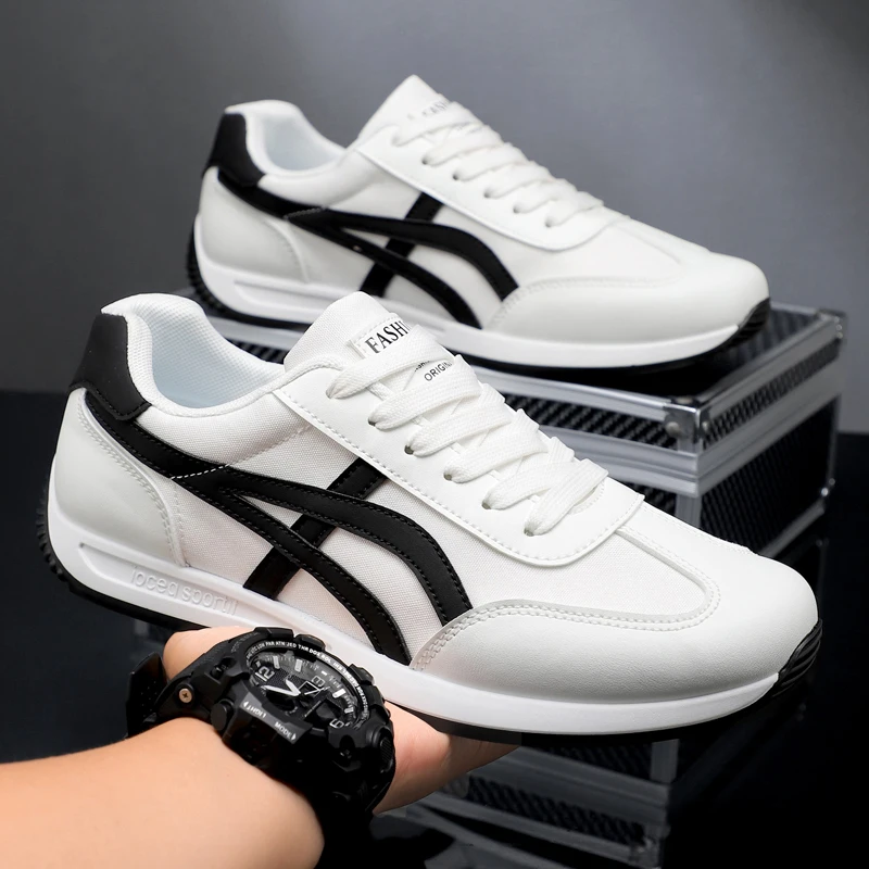

New Fashion Men's Shoes Simple Breathable Soft Soled Shoes Casual Comfortable Sneakers Male Trendy Walking Footwear Zapatos