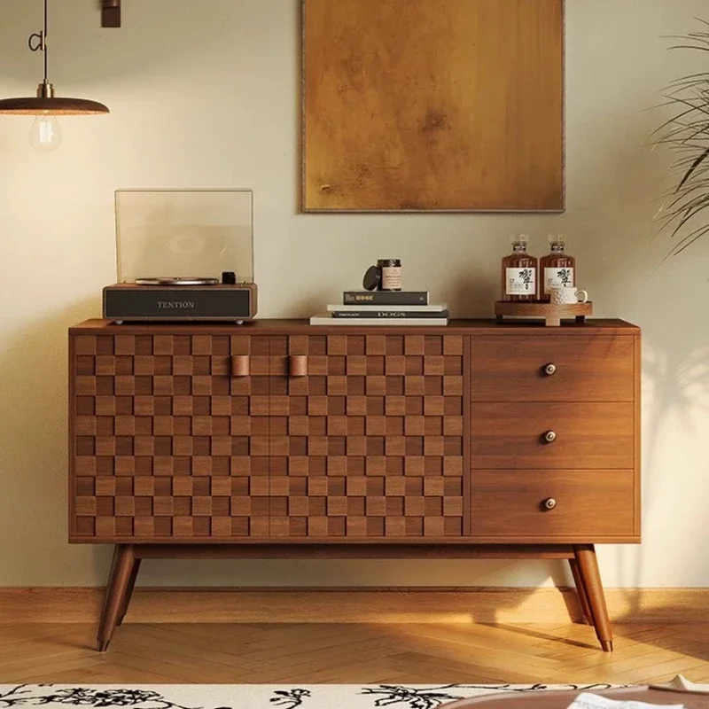 

XXAntique solid wood dining side cabinet in retro chest