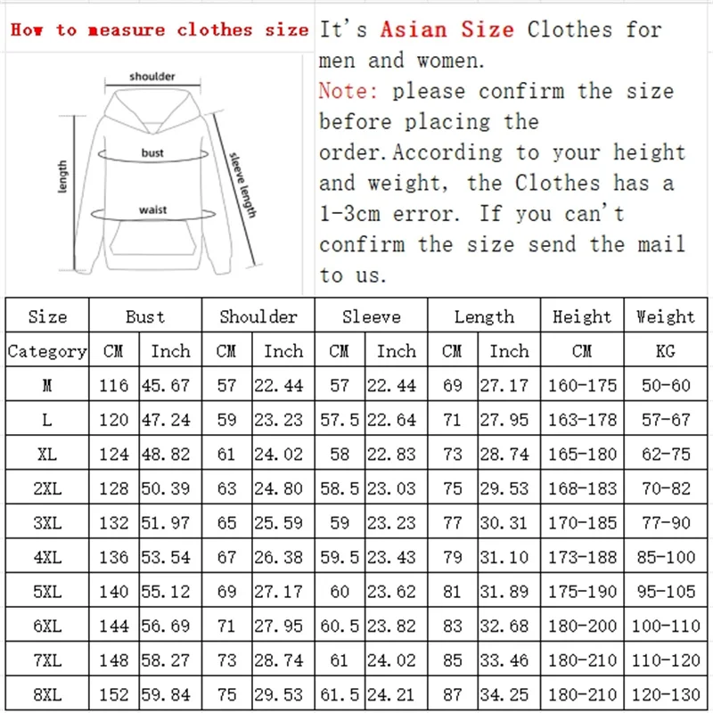 Men's Oversized Hoodie 5XL Black Hoodies Oversize for Men with Hat Anime Cat Print Man Casual Wear Hoody Male Sweatshirt