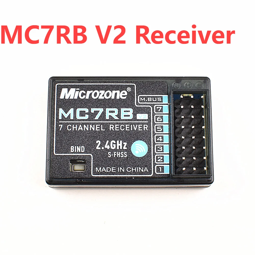 MicroZone MC6C Mini V2 2.4G 6CH nadajnik kontrolera odbiornik System radiowy do samolotu dron wielowirnikowa ลรณdลบ helikopterowa