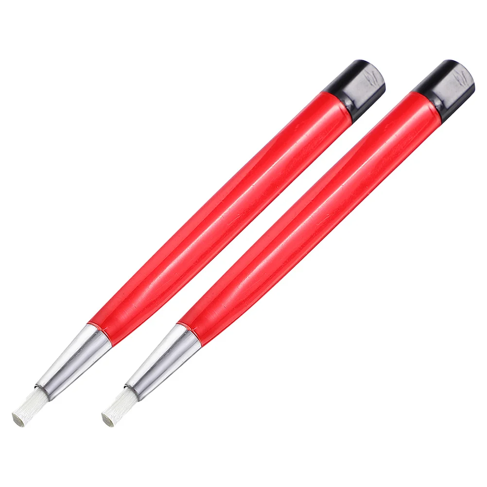 

2Pcs Clock Fiberglass Pen Watch Sweeping Brush Adjustable Nylon Bristles Cleaning Polishing Grinding Tool Scratch Resistant