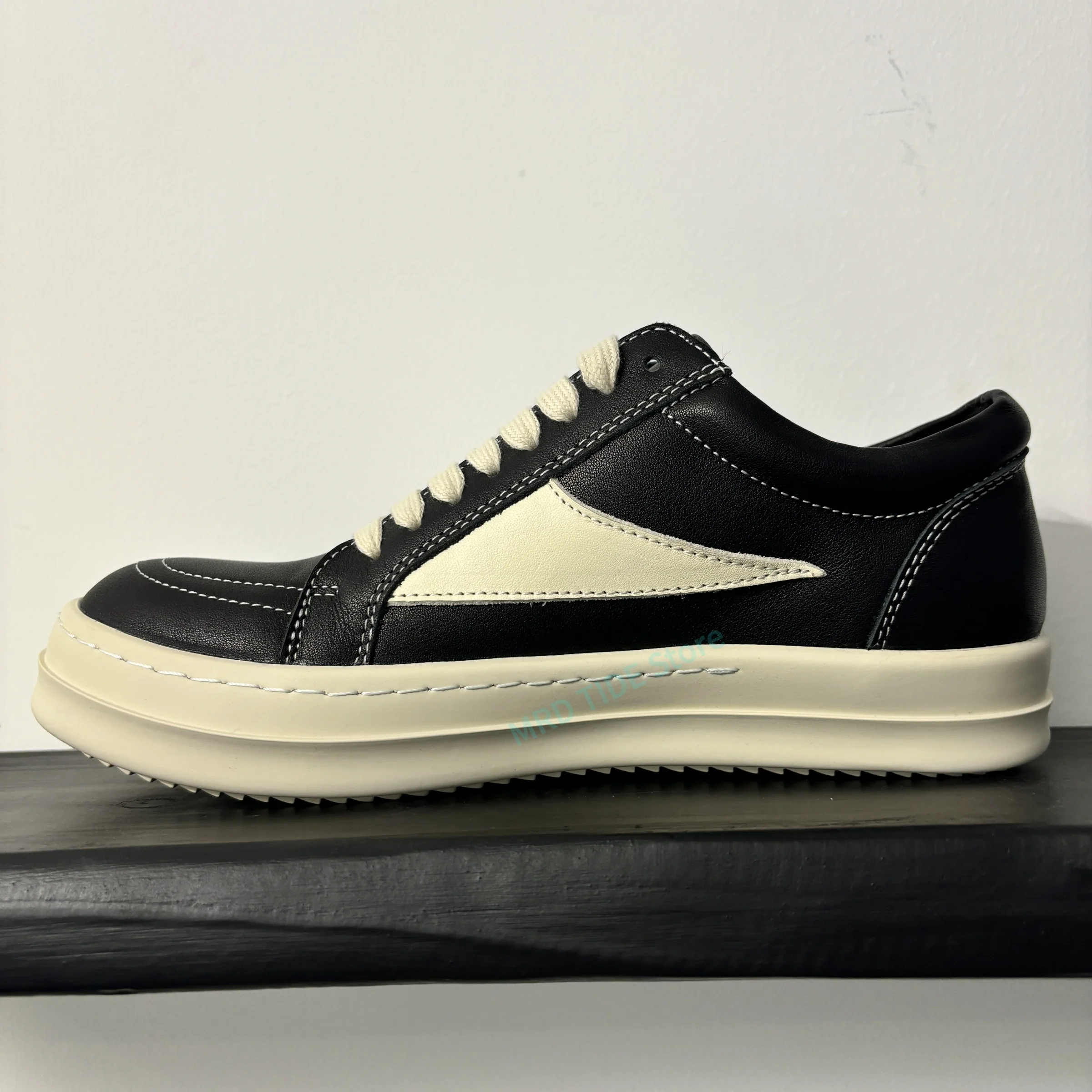 

Men Casual Shoes For Women Genuine Leather Basic Low Slip On Sneakers Skateboard Vintage Luxury Designers Boots Owens