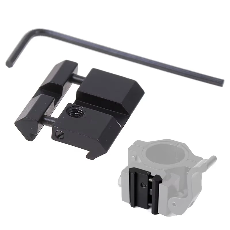 Adapter z mocowaniem typu jaskółczy ogon 11 mm na szynę Weaver/Picatinny 20 mm - Konwerter podstawy montażowej lunety do karabinów myśliwskich (Akcesorium do karabinów) — zdjęcie 3