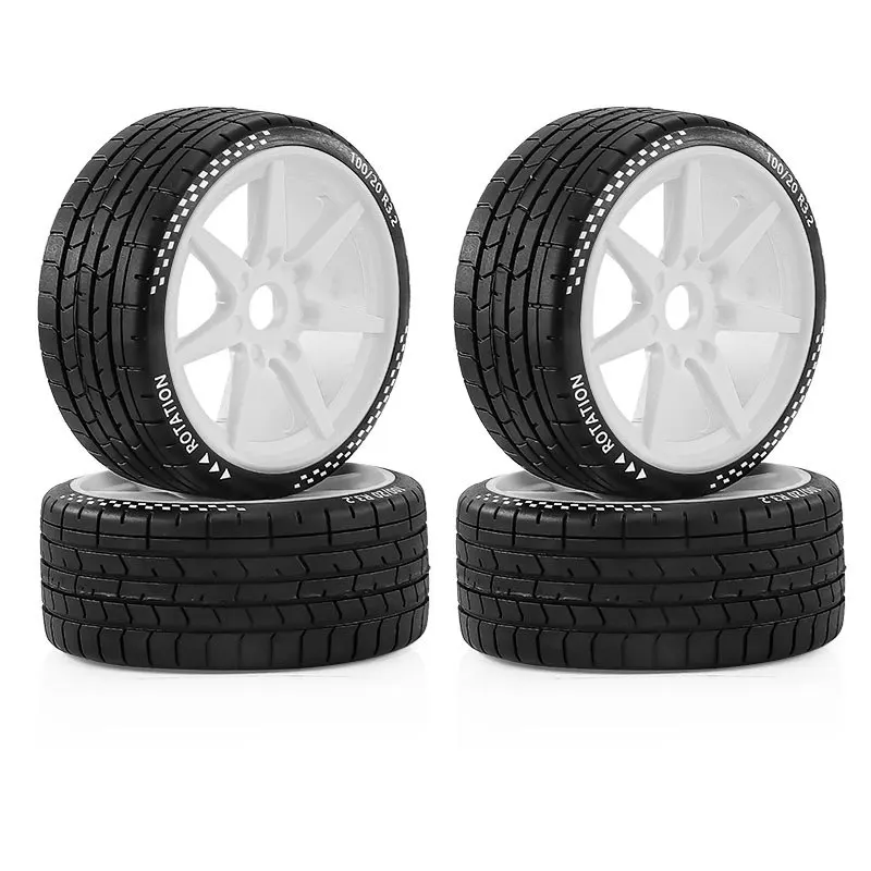 1/7 1/8 On-Road GT Tires for ARRMA Infraction F1 KM Rally HN X3GT HSP 94111 Racing Slick High Grip Durable Hot Sale