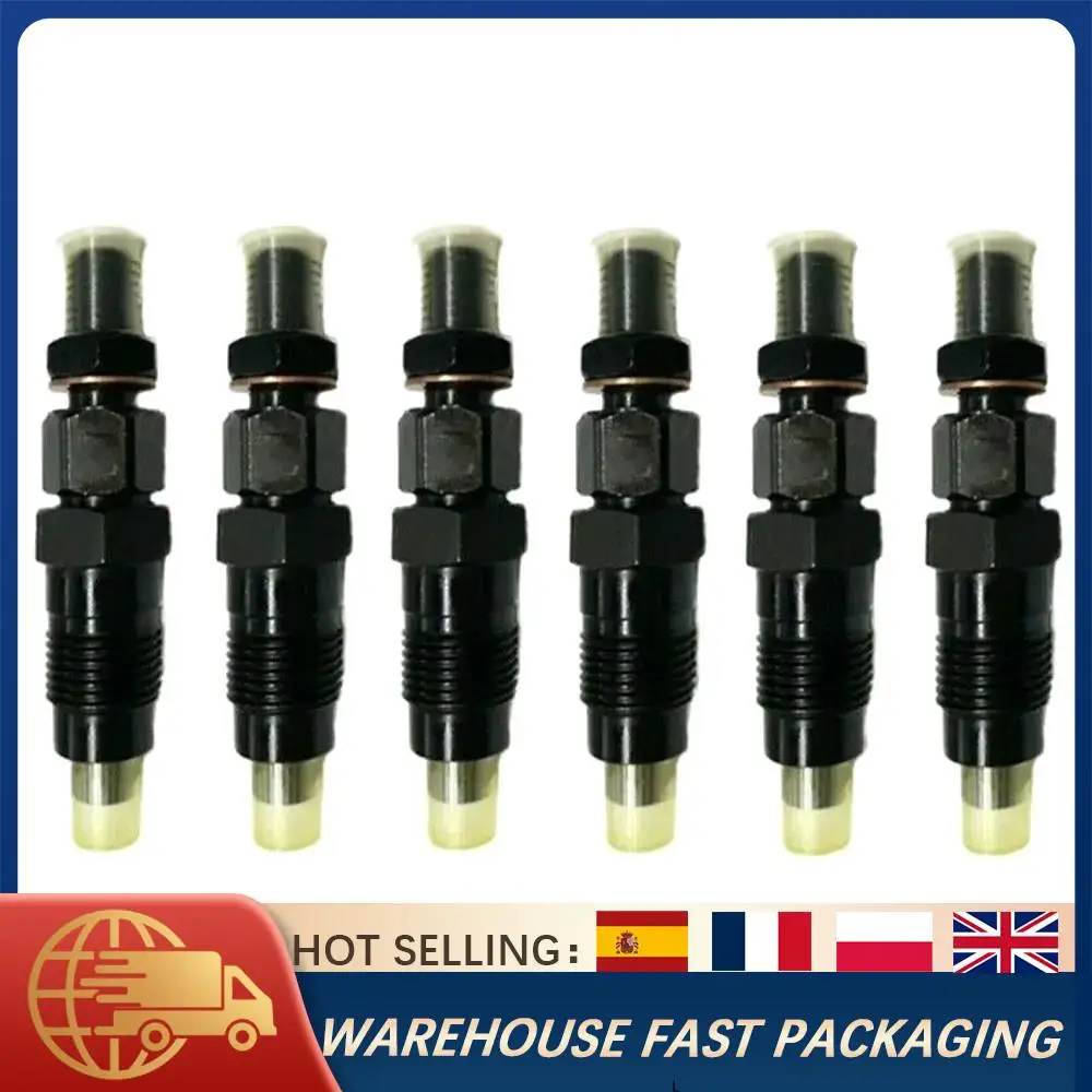 

6PCS Diesel Fuel Injectors 23600-19075 For Toyota Land Cruiser HZJ105 4.2L 6Cyl 1998-2007 Engine Replacement Parts