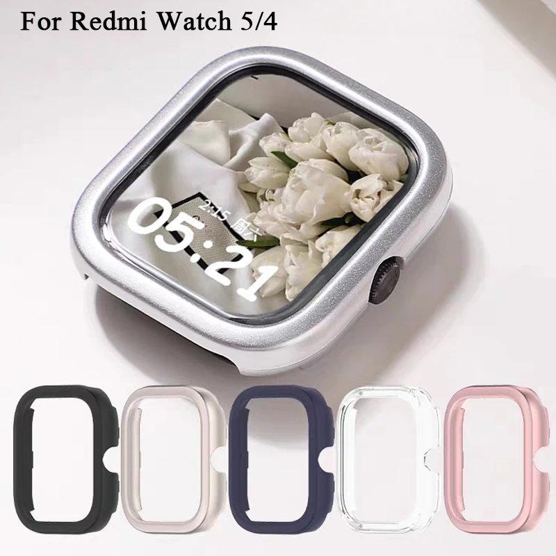 For Redmi Watch 5/4 Hollow Protective Case Durable PC Material Cover Watch Shell Decoration Protection For Redmi Watch 5