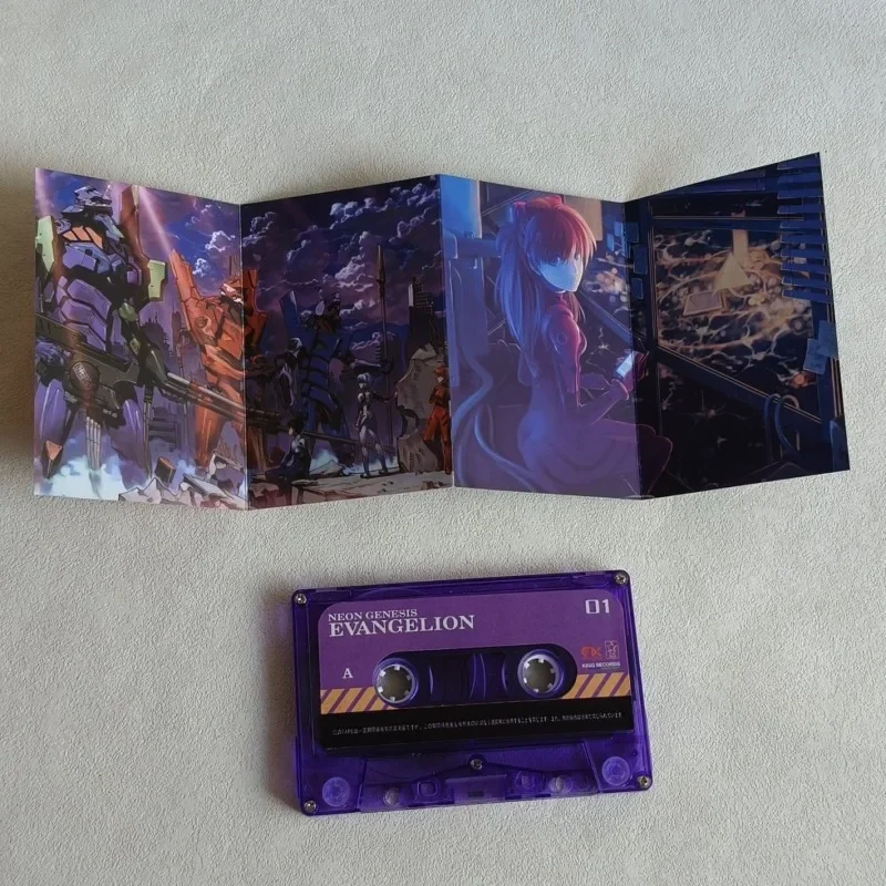 Evangelion Song Recording Tape Anime Music Walkman Cassettes Cartoon Soundtrack Box Recorder Car Walkman Tape Collectible Gift