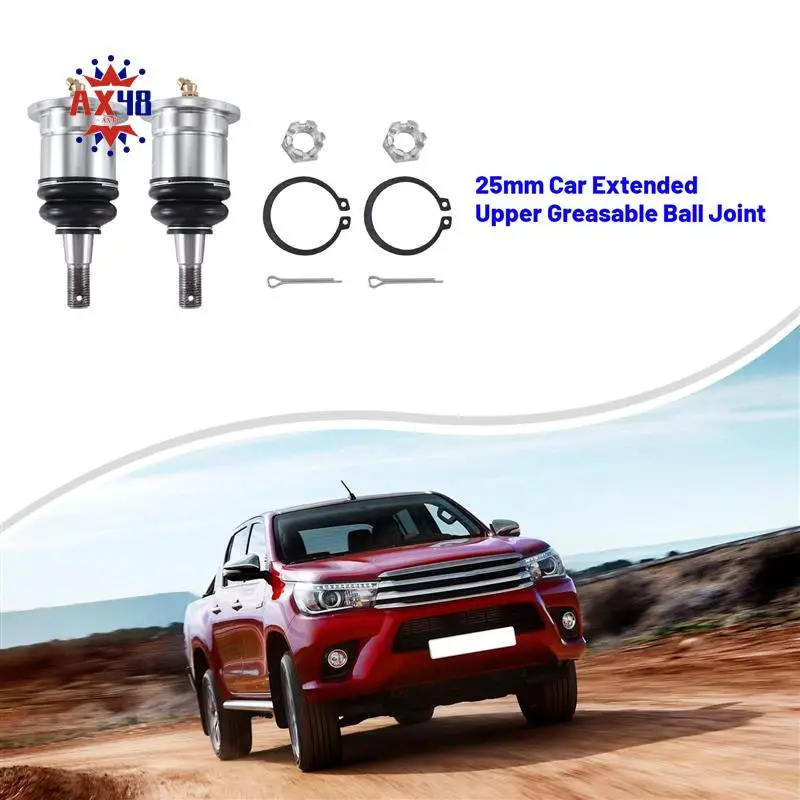 

AX48-25Mm Car Extended Upper Greasable Ball Joint Part Kit For Toyota Hilux Vigo Kun25 Kun26 REVO 4WD 2005+